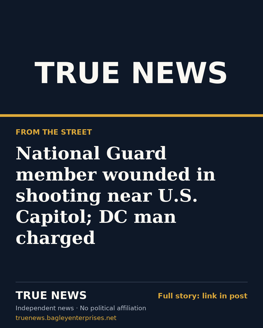 Share card: National Guard member wounded in shooting near U.S. Capitol; DC man charged