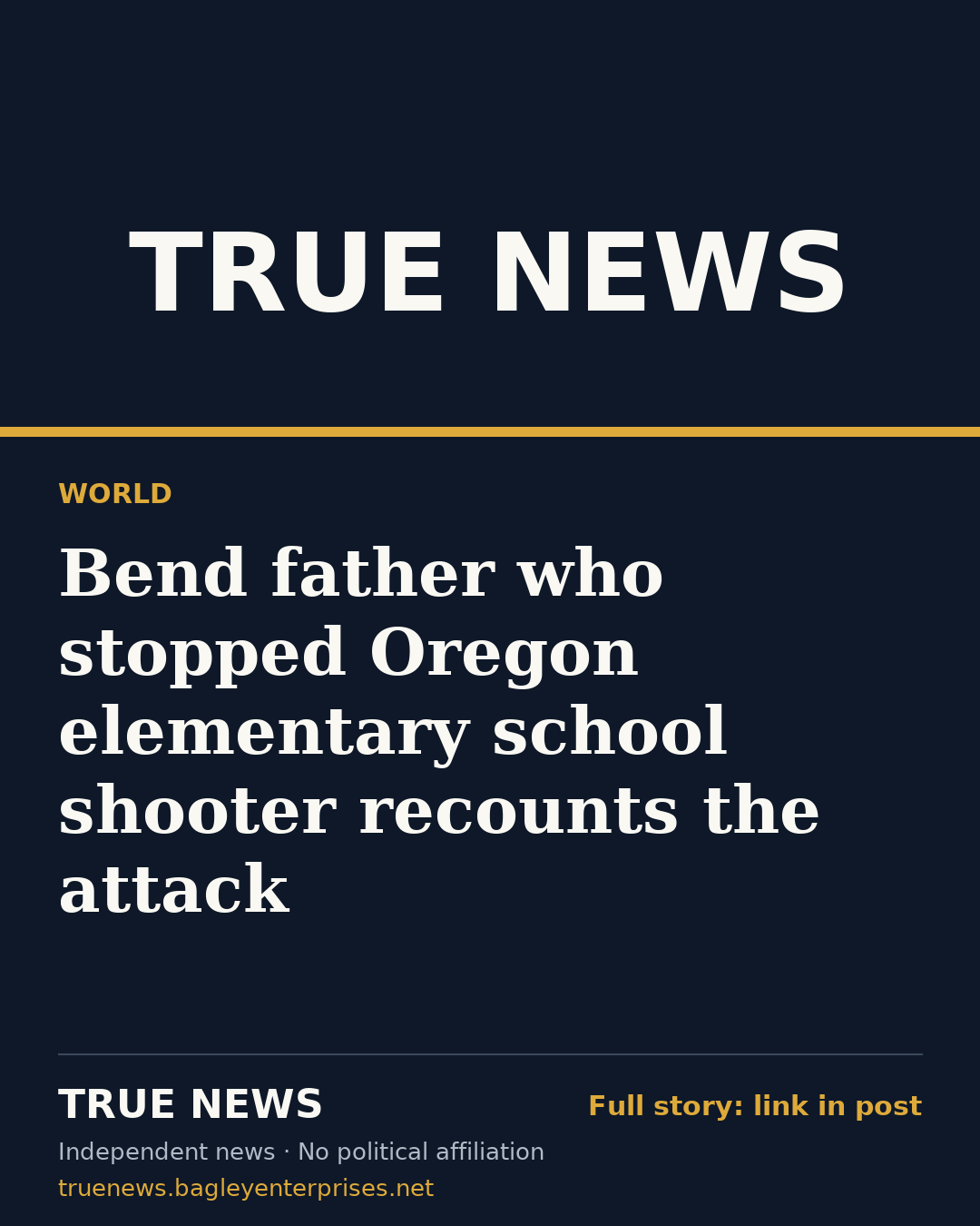 Share card: Bend father who stopped Oregon elementary school shooter recounts the attack