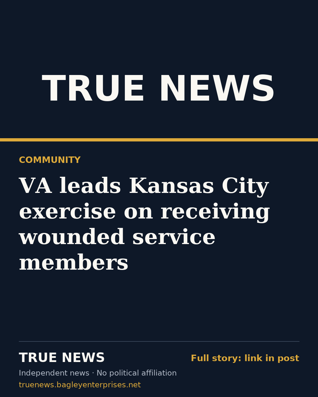 Share card: VA leads Kansas City exercise on receiving wounded service members